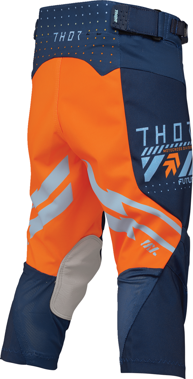 Thor 2026 Youth Launchmode Futura Navy/Orange Jersey Pant Combo