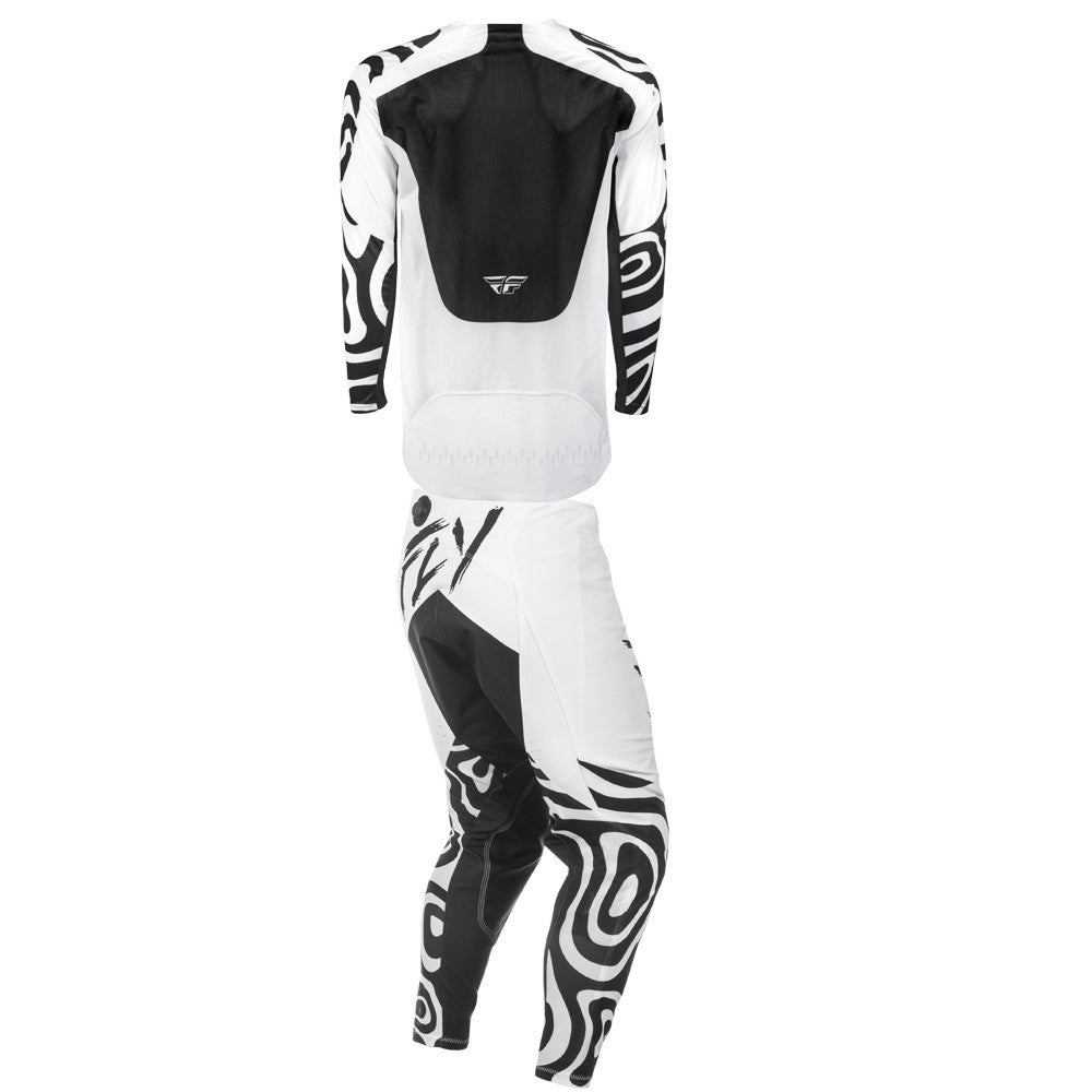 FLY Racing 2025 Evolution DST Abyss Jersey Pant Combo White/Black