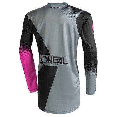 Oneal 2022 Youth Girls Element Racewear Jersey - Black/Grey/Pink