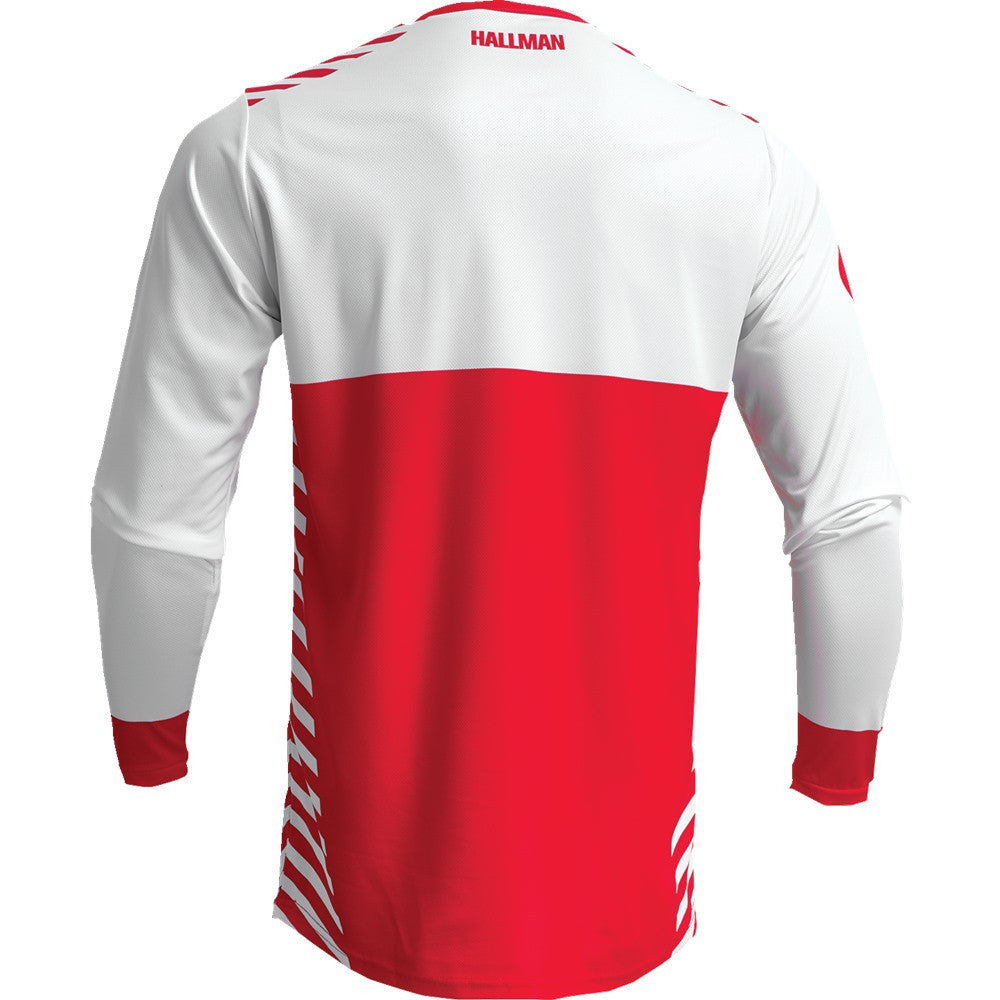 Thor 2024 Hallman Differ Slice Jersey - White/Red