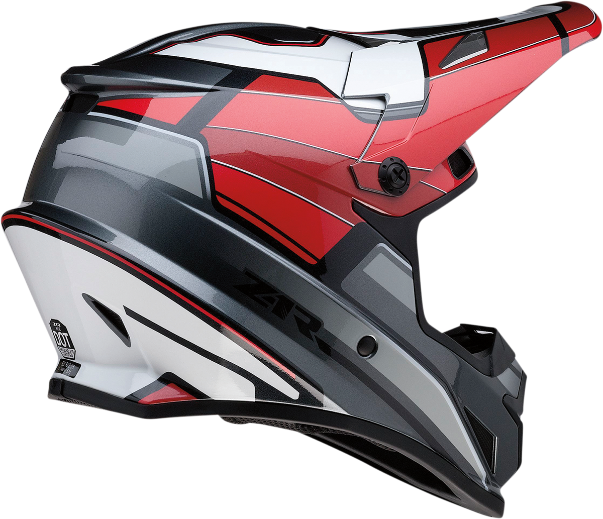 Z1R Rise MC Offroad Helmet Red/Gray