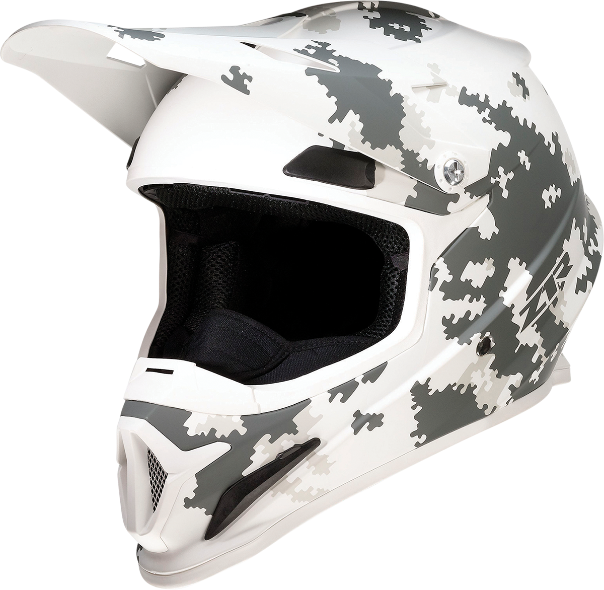 Z1R Rise Snow Camo Helmet White/Gray