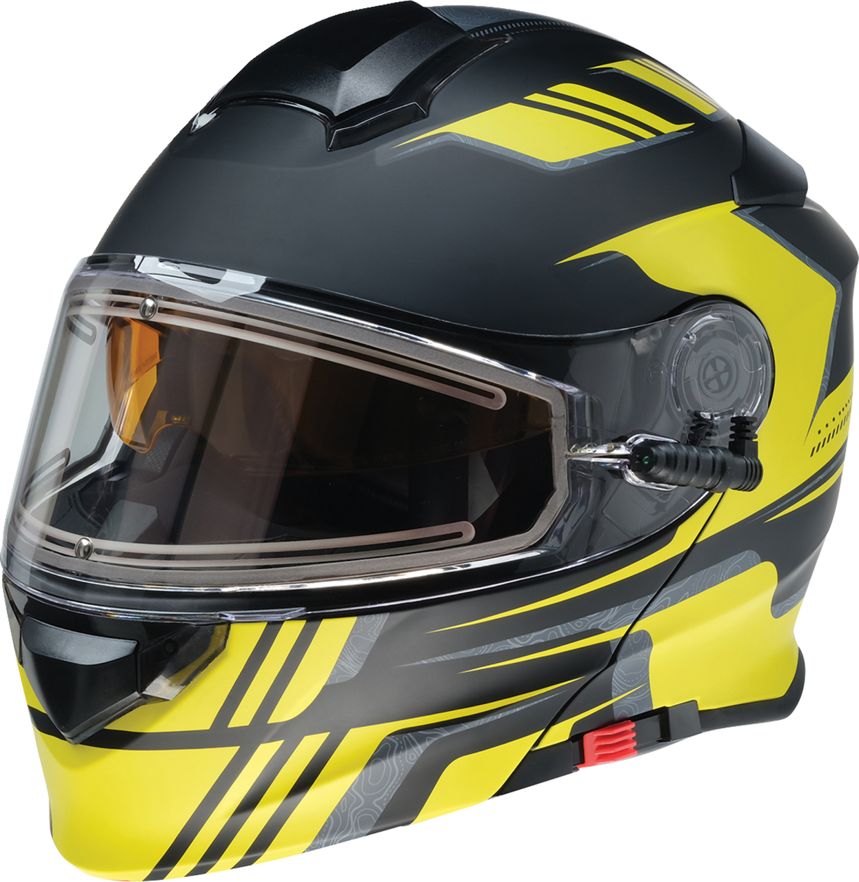 Z1R Solaris First Tracks Modular Electric Snow Helmet Black/Hi-Viz
