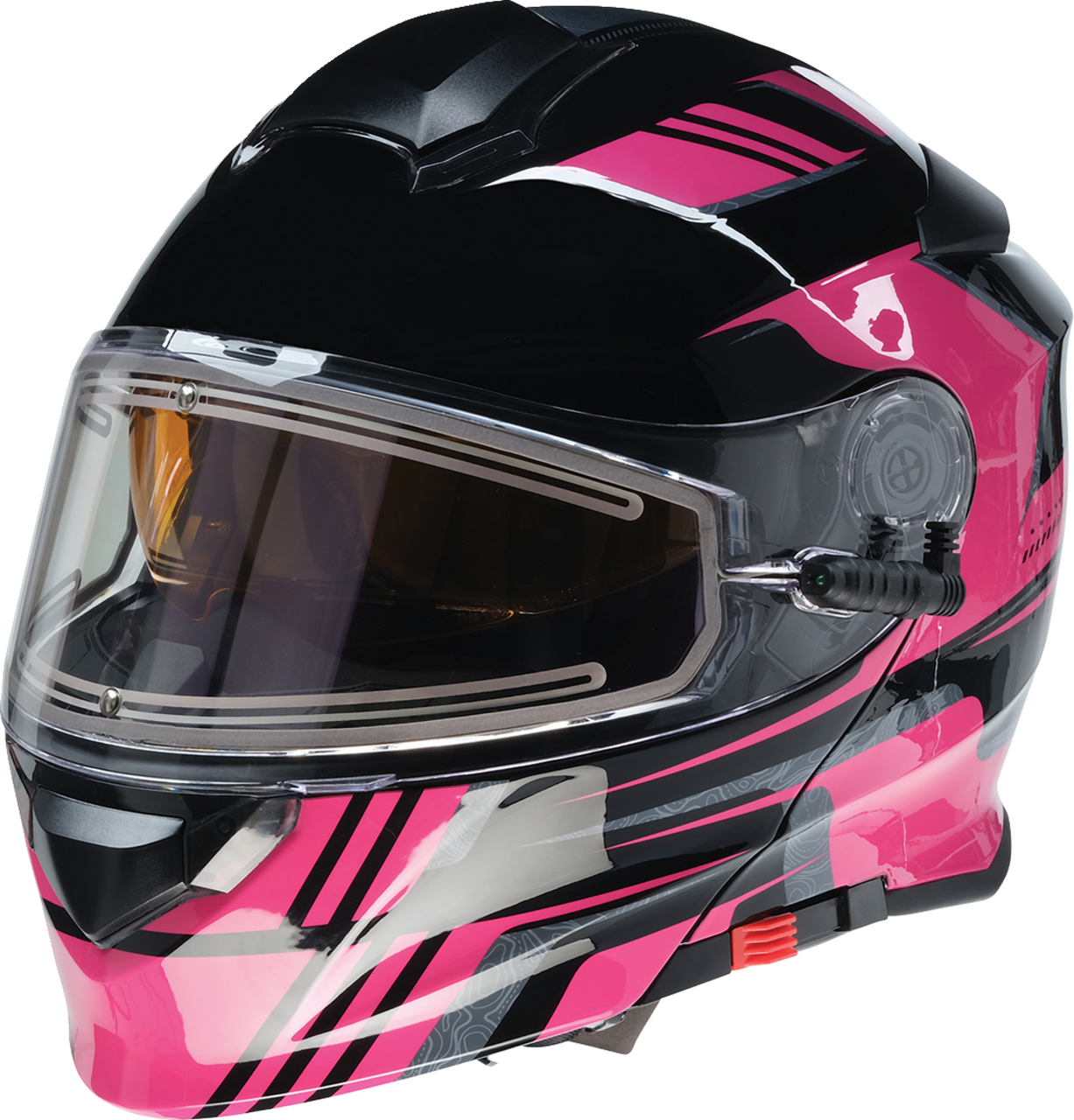 Z1R Solaris First Tracks Modular Electric Snow Helmet Black/Pink