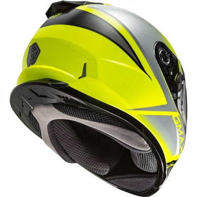 GMAX FF-49S Hail Snow Helmet with Electric Shield - Matte Hi-Vis/Black/Grey