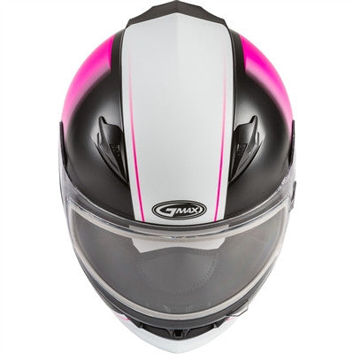 GMAX FF-49S Hail Snow Helmet with Electric Shield - Matte Black/Pink/White