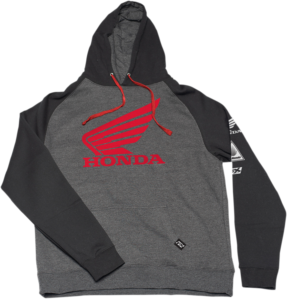 Factory Effex Honda Wing Hoodie - Black/Charcoal