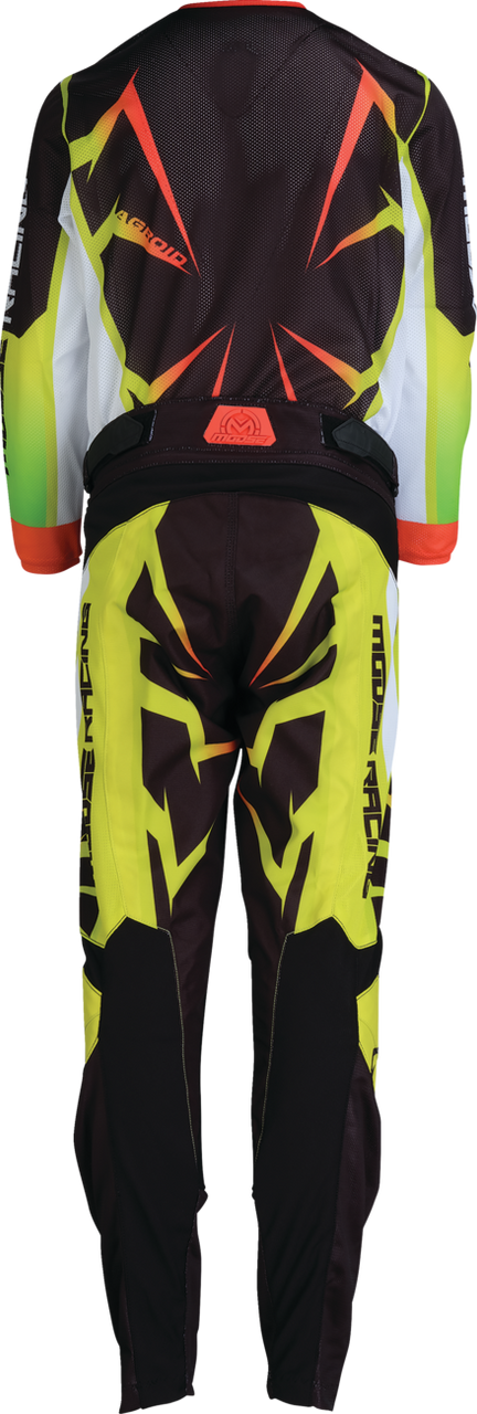 Moose Racing 2025 Youth Agroid Jersey Pant Combo Hi-Viz/Black