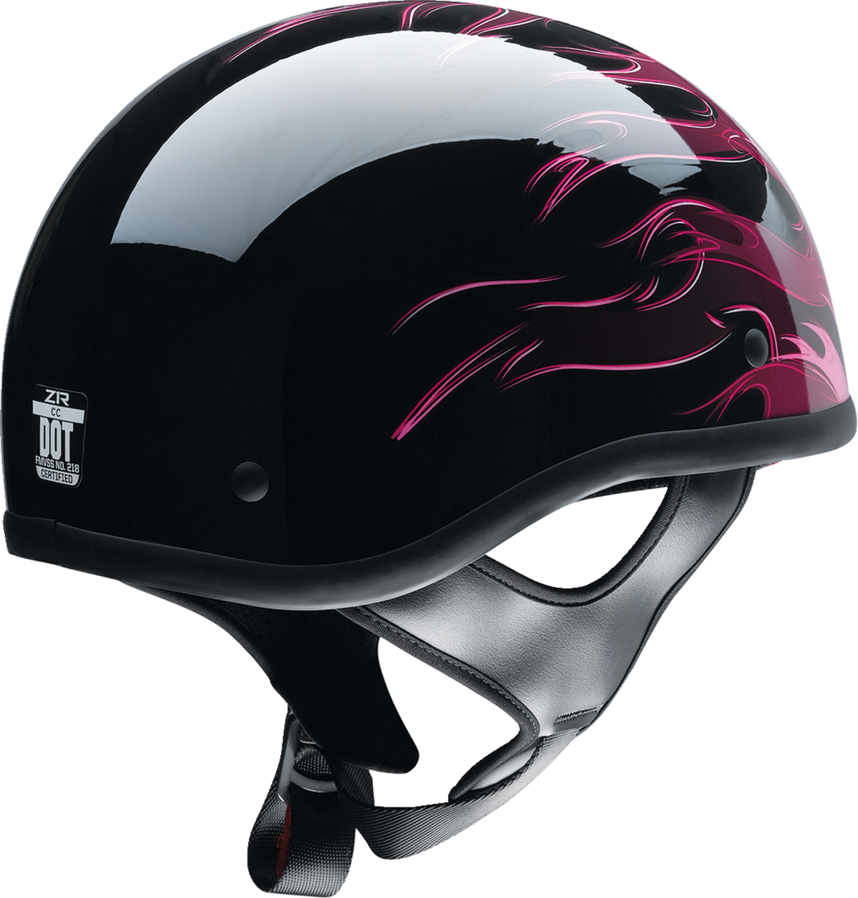Z1R CC Beanie Hellfire Half Helmet Pink