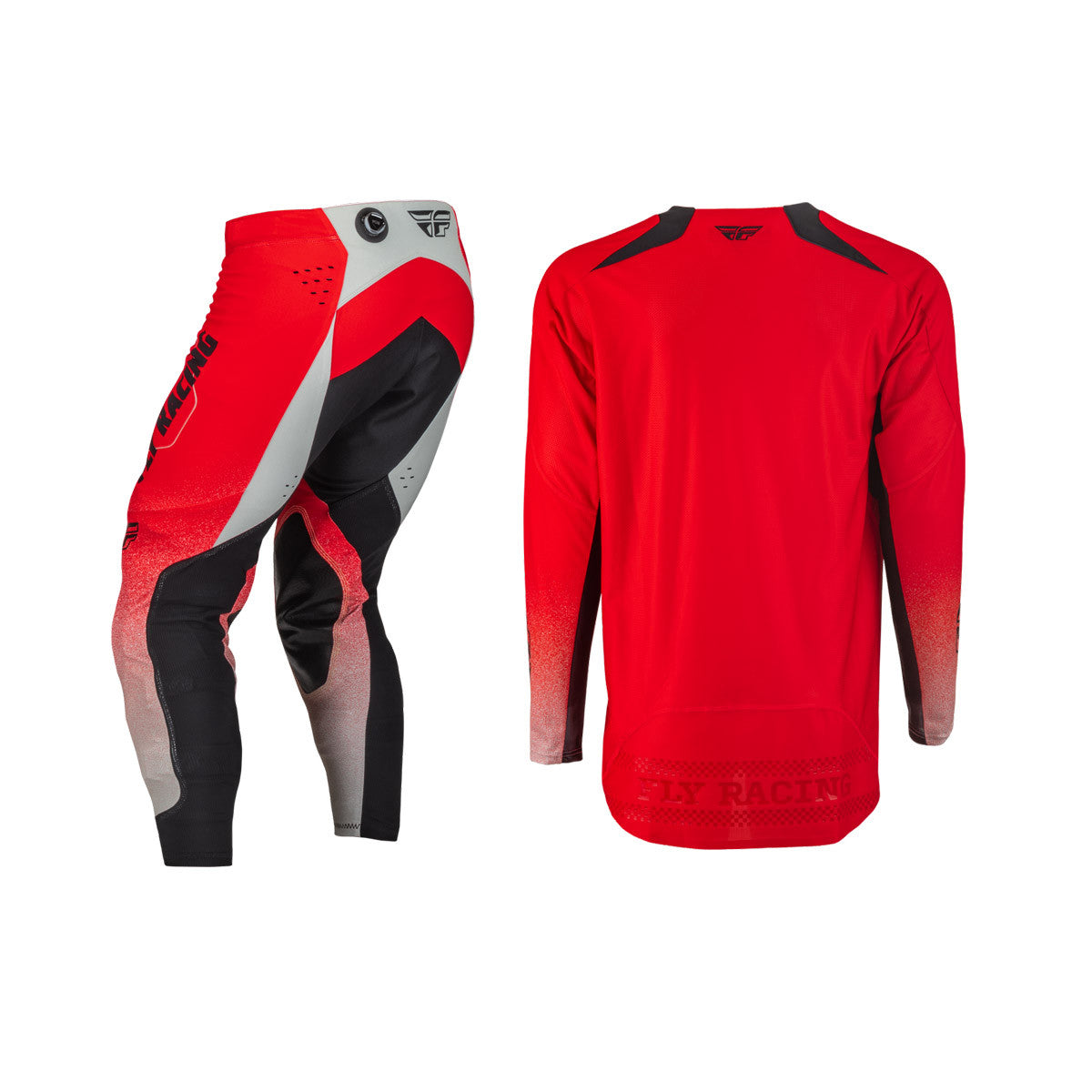 FLY Racing 2023 Evolution DST Jersey Pant Combo Red/Grey
