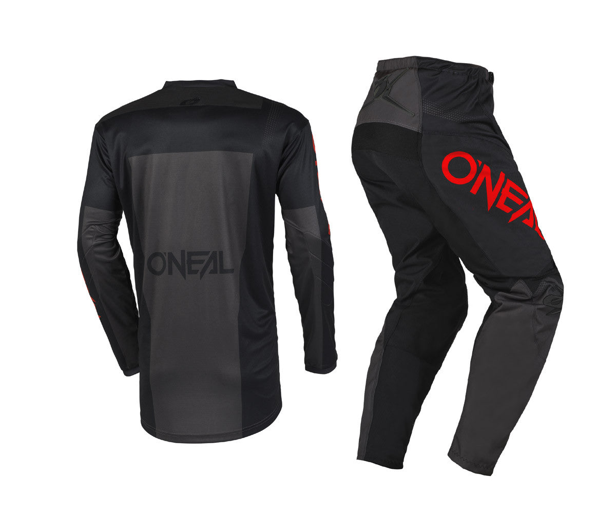 O'Neal 2025 Youth Element Racewear Jersey Pant Combo Black/Gray/Red