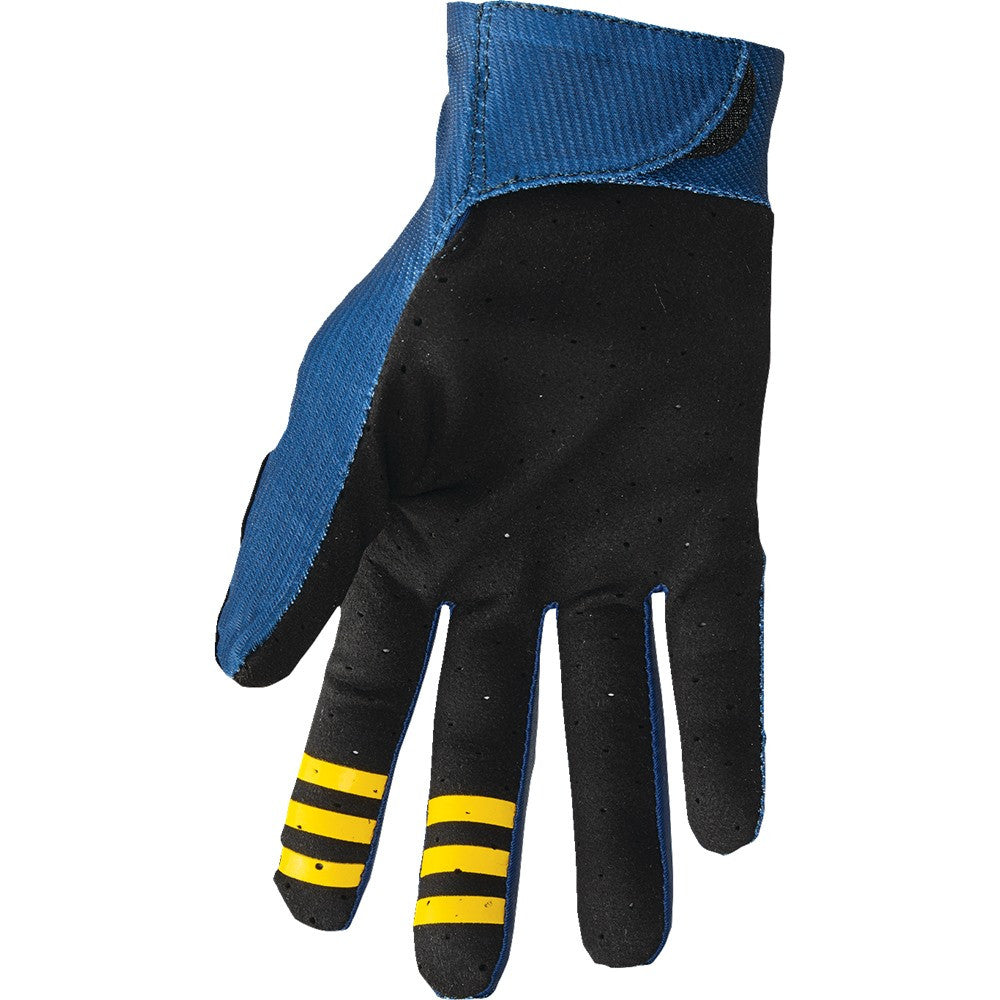 Thor 2024 Hallman Mainstay Roost Gloves - Navy/Yellow
