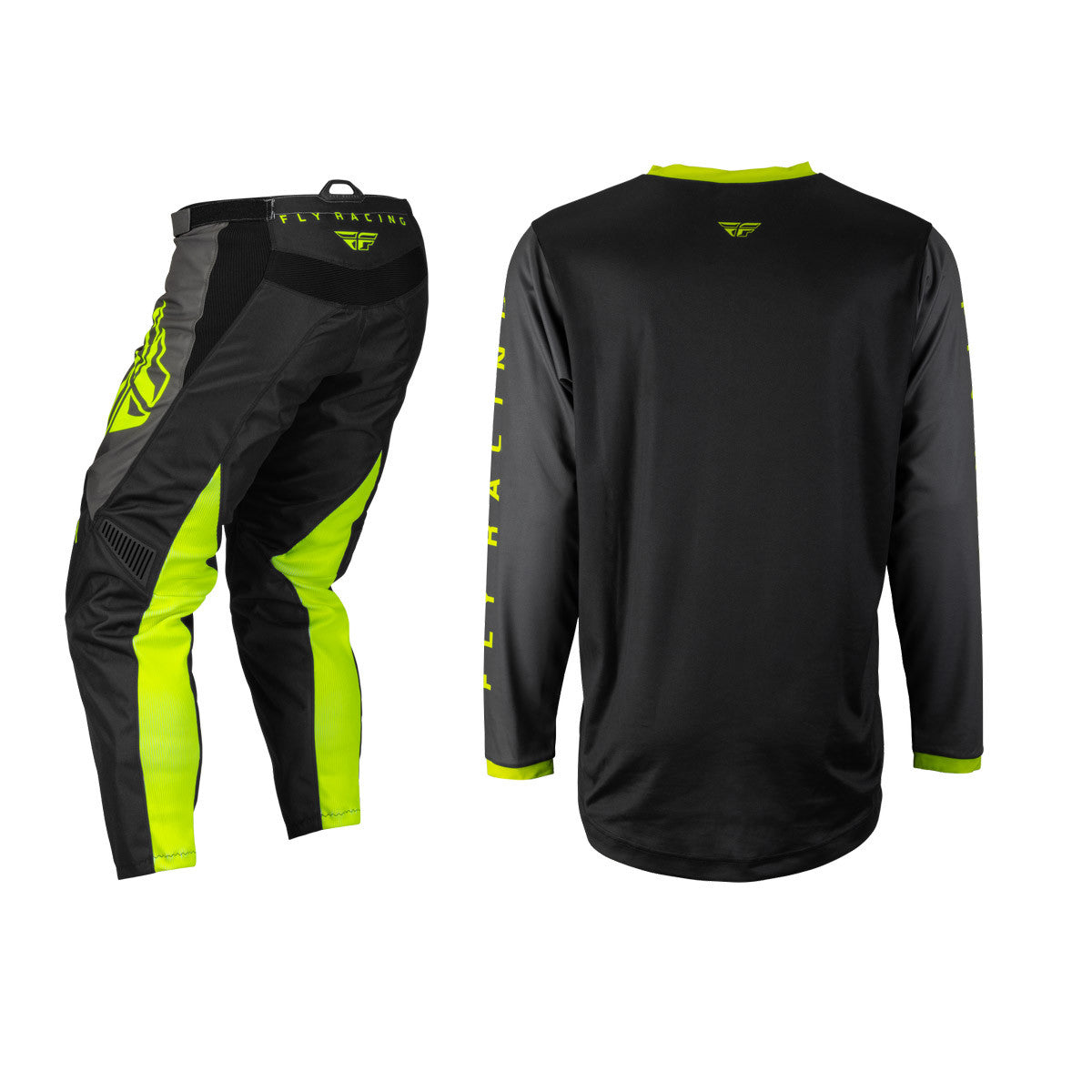 FLY Racing 2023 F-16 Jersey Pant Combo Black/Grey/Hi-Vis