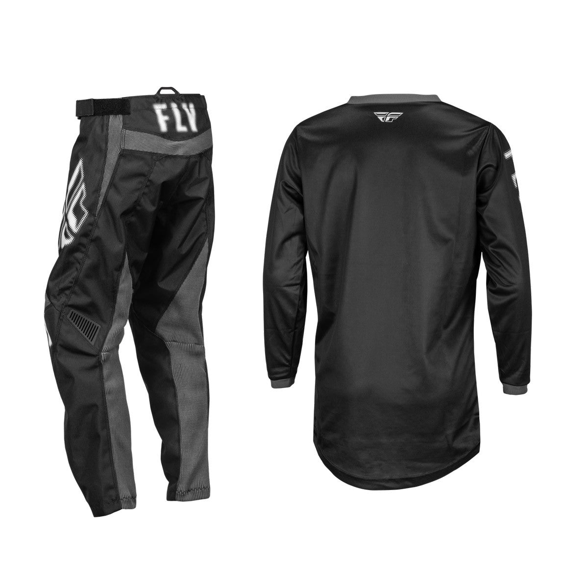 FLY Racing 2024 Youth F-16 Jersey Pant Combo Black/White