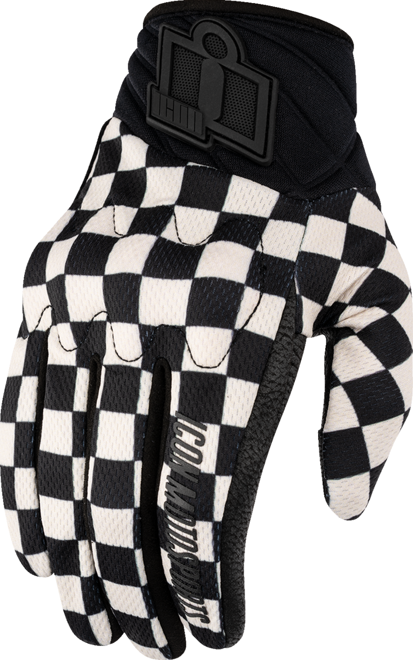 ICON Womens Anthem 3 CX Gloves Checker