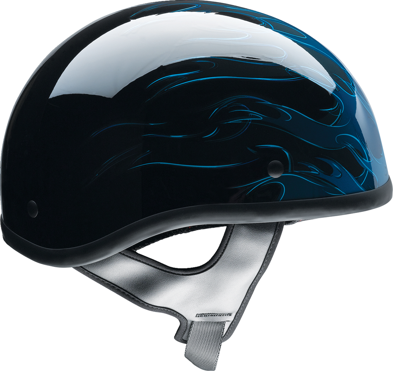 Z1R CC Beanie Hellfire Half Helmet Blue