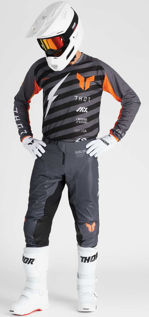 Thor 2025 Launchmode Vented Air Jersey Pant Combo Raid Charcoal/Black