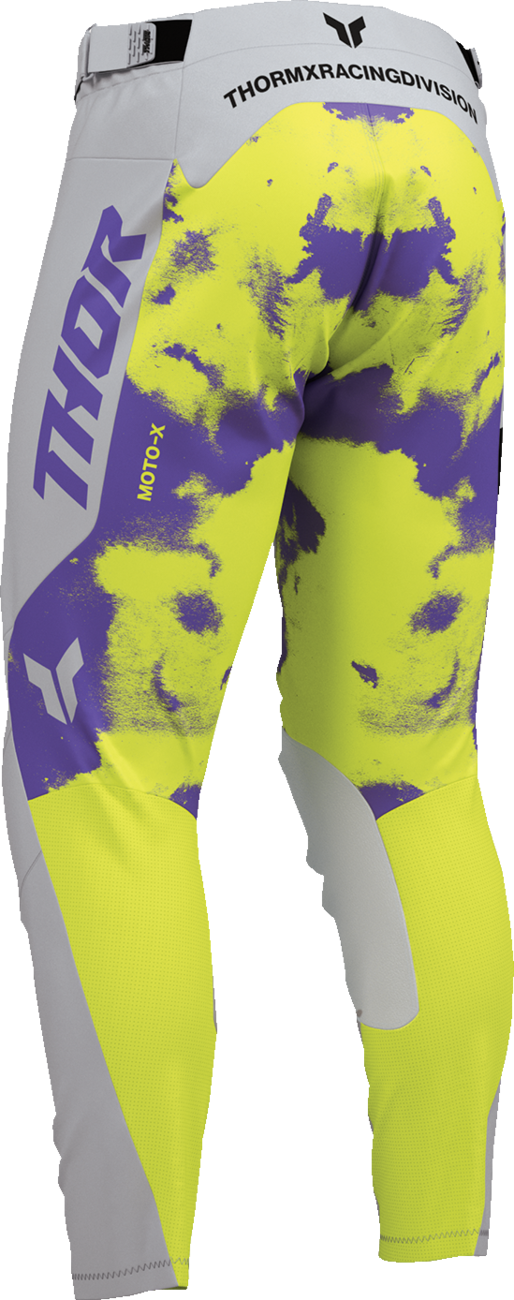 Thor 2026 Launchmode Bleach Gray/Acid Jersey Pant Combo
