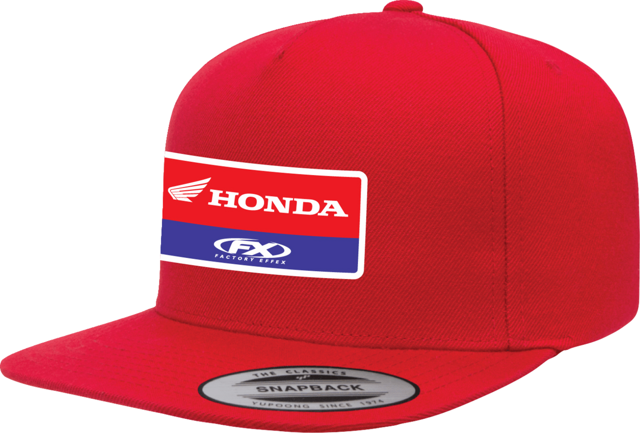 Factory Effex Honda Victory Snapback Hat Red