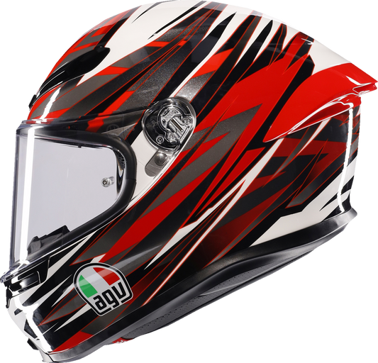 AGV K6 S Full Face Helmet Reeval White/Red/Gray
