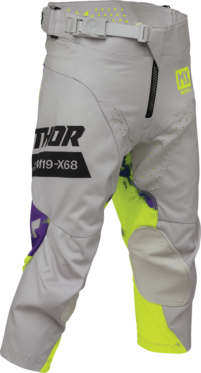 Thor 2026 Youth Launchmode Bleach Gray/Acid Jersey Pant Combo
