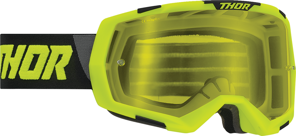 Thor Regiment Goggle Acid/Black Yellow Lens