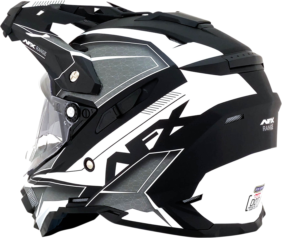 AFX FX-41 Dual Sport Adventure Helmet Range Matte Black