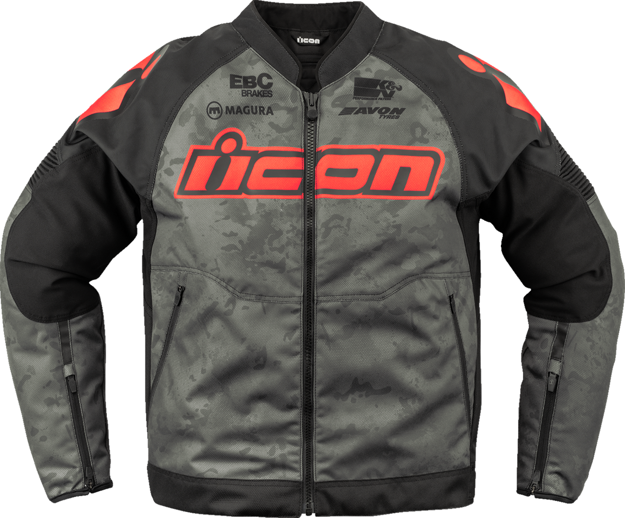 ICON Overlord3 CE Magnacross Jacket Gray