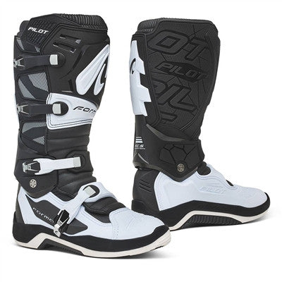 Forma Pilot Offroad Boots - Black/White