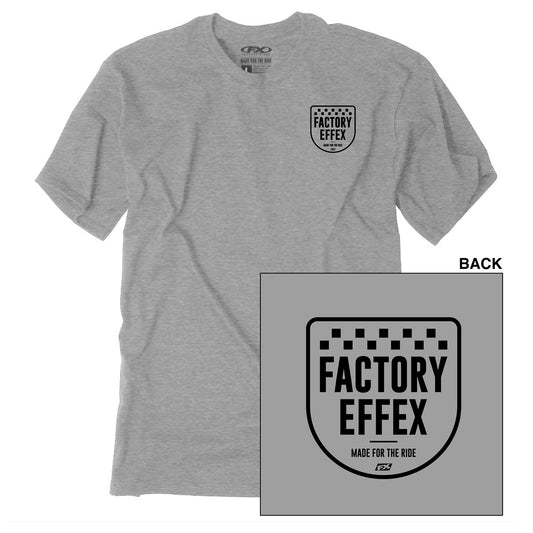 Factory Effex FX Checkers T-Shirt Heather Gray