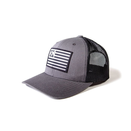 Factory Effex FX 'Flag' Curved Bill Hat Grey-Black