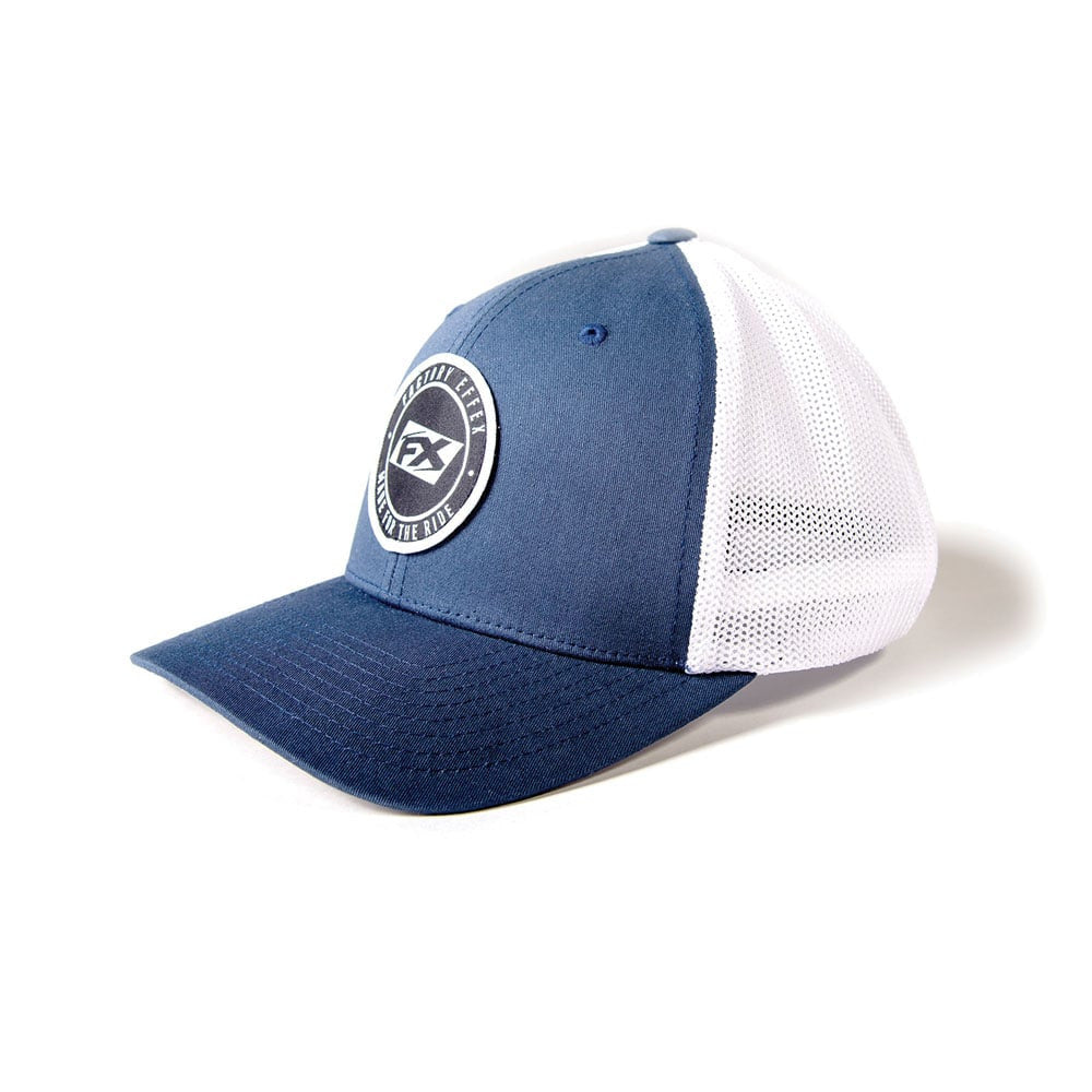 Factory Effex FX 'Statement' Curved Bill Flex-Style Hat Navy-White