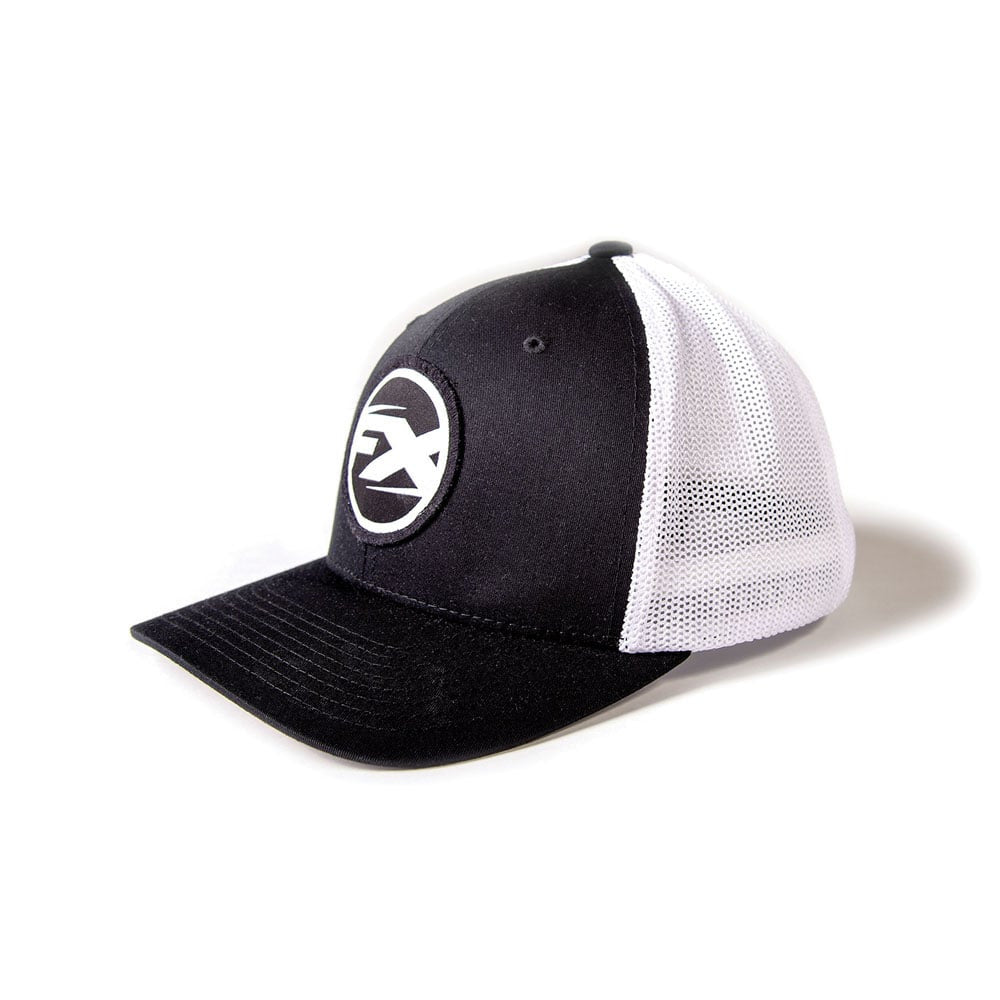 Factory Effex FX 'Virtue' Curved Bill Flex-Style Hat  Black-White