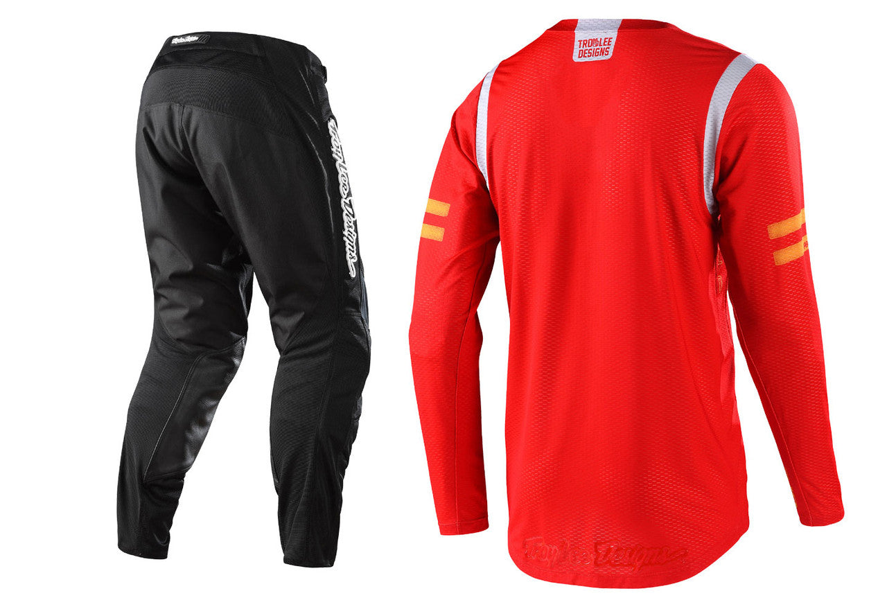 Troy Lee Designs 2022 GP Air Jersey and Pant Combo Roll Out Red