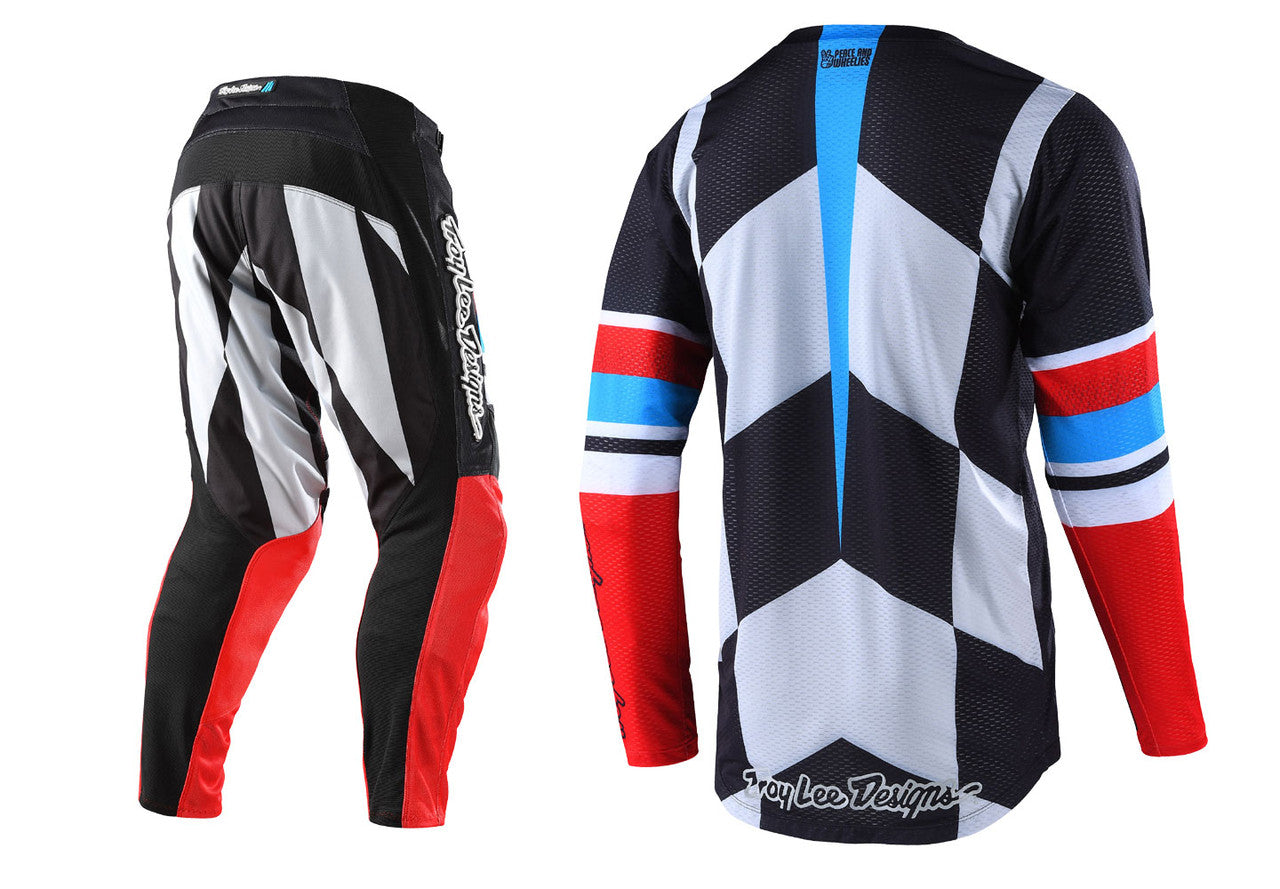 Troy Lee Designs 2022 GP Air Jersey and Pant Combo Warped Red/Black