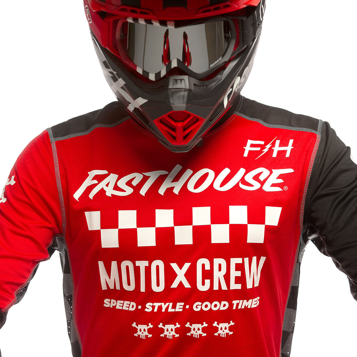 Fasthouse Grindhouse Jersey - Red/Black
