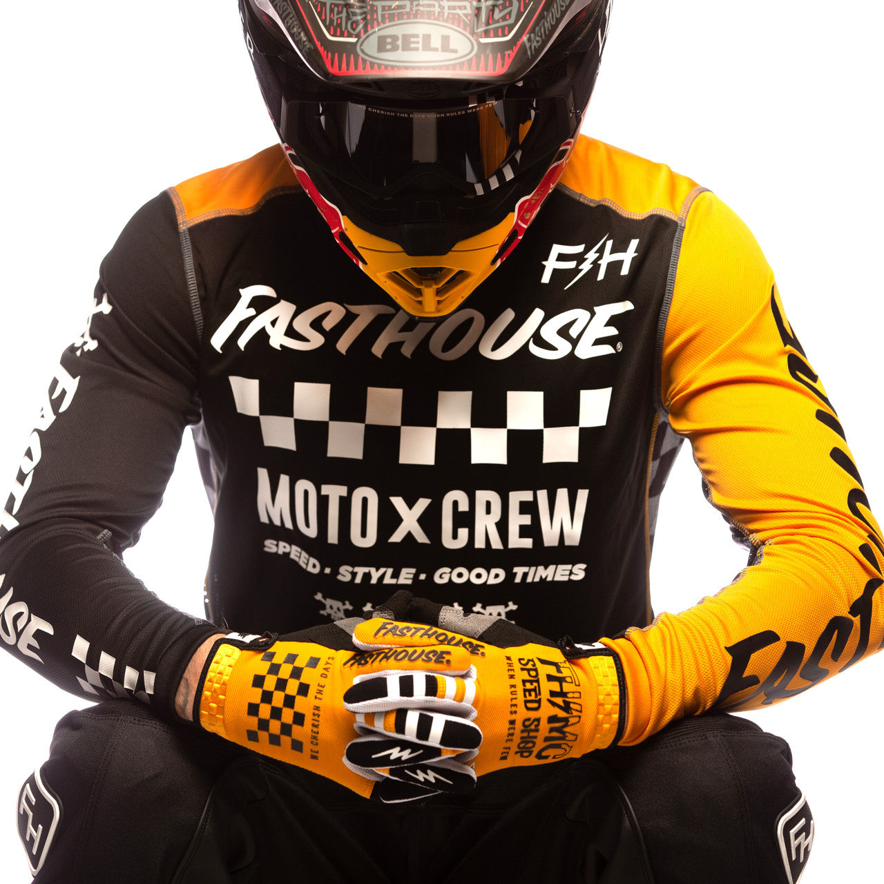 Fasthouse Grindhouse Alpha Jersey - Black/Amber