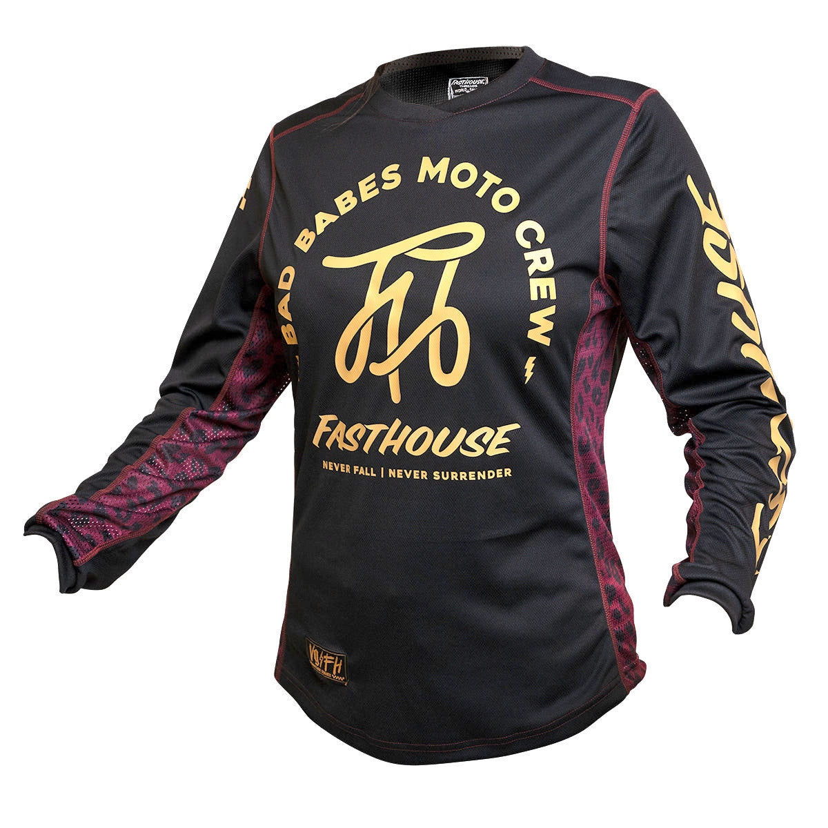 Fasthouse Womens Grindhouse Golden Script Jersey - Black