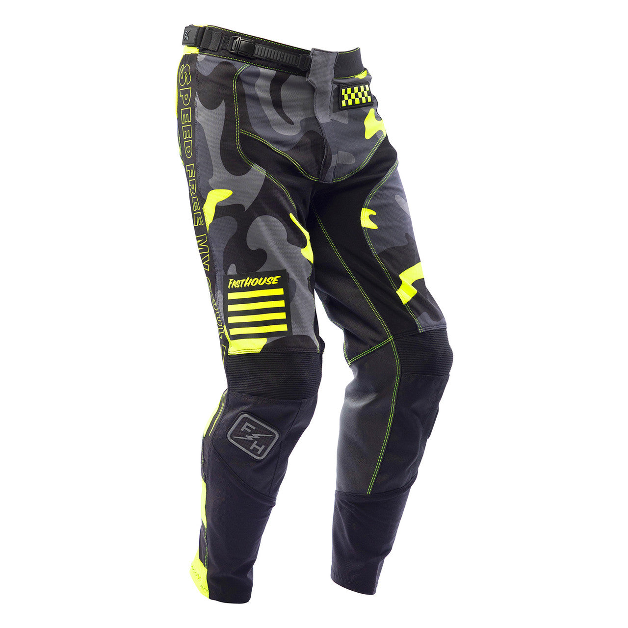 Fasthouse Grindhouse Riot Pant - Black/Hi-Viz