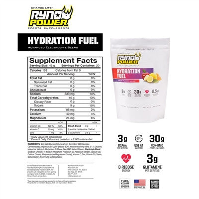Ryno Power 2lbs Hydration Fuel