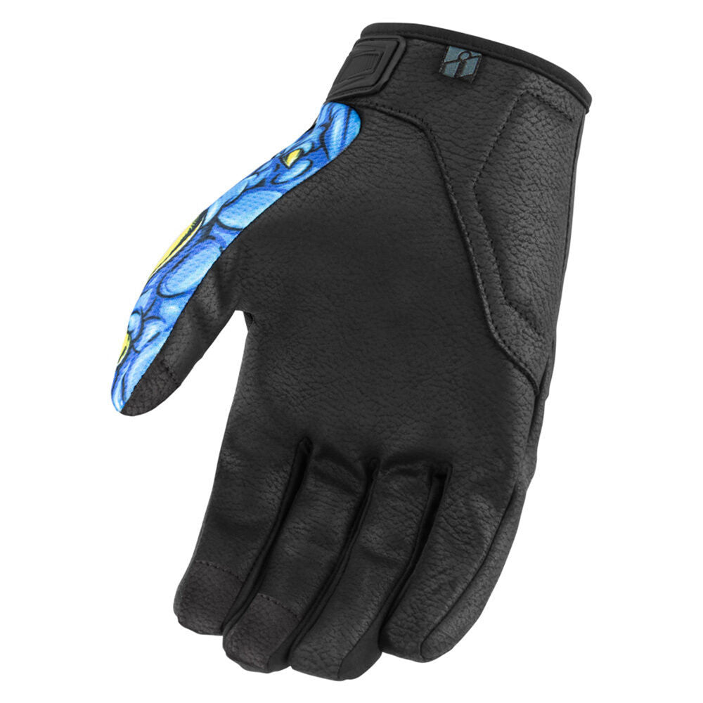 Icon Hooligan Gloves Kryola Kreep Blue