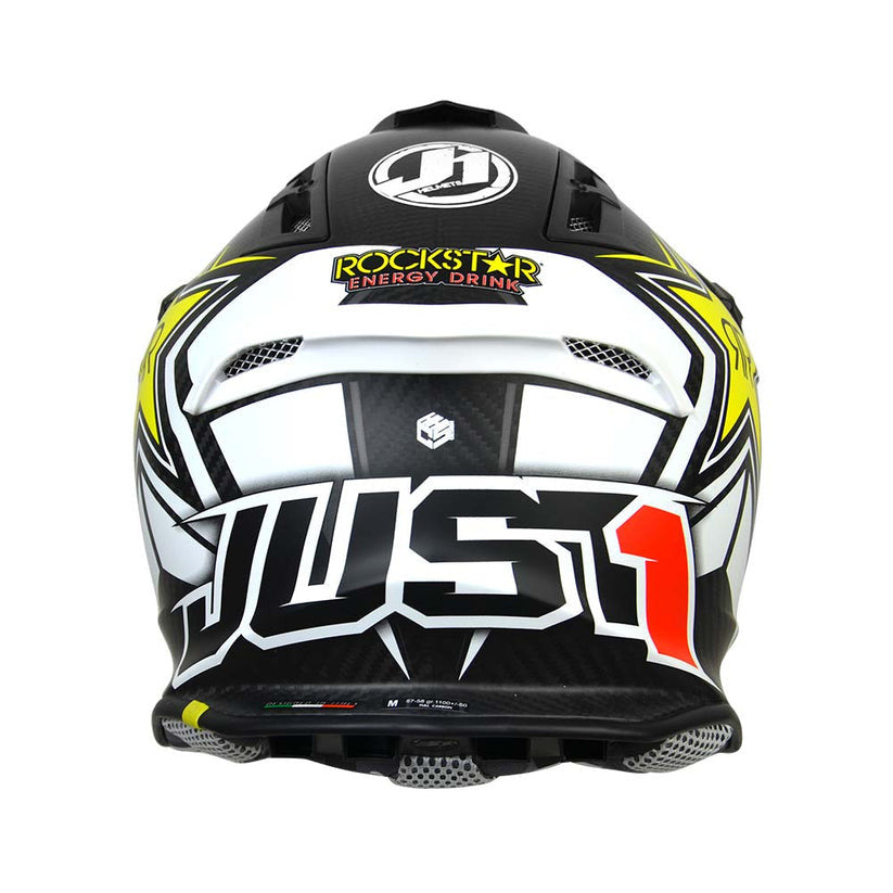 JUST1 J12 Carbon Rockstar Offroad Helmet with Goggle
