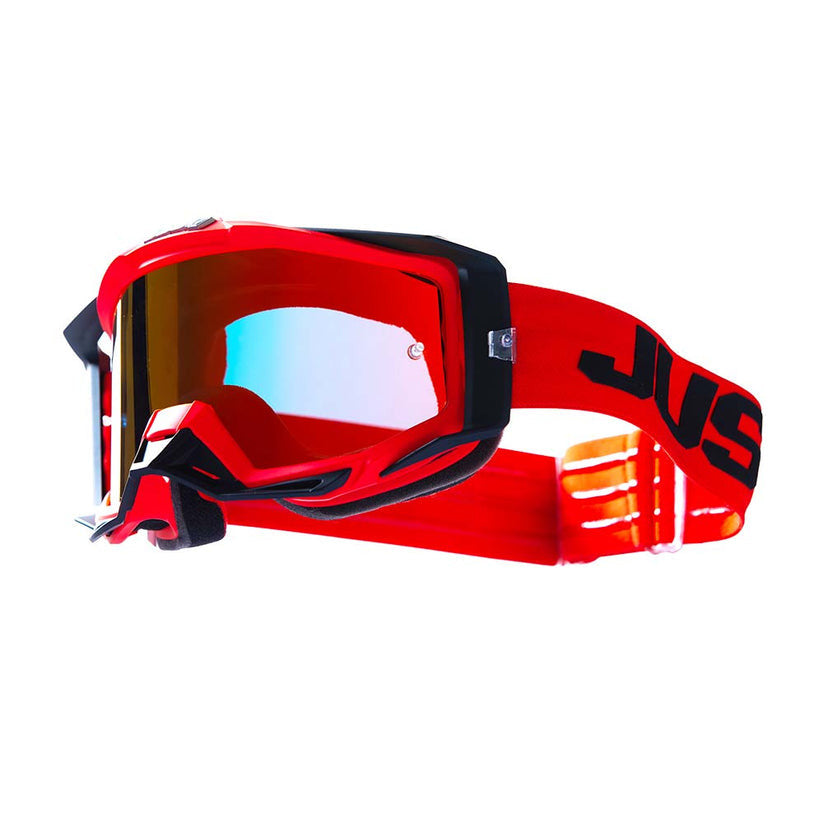 JUST1 Iris 2.0 Moto Goggle Logo Red - Black