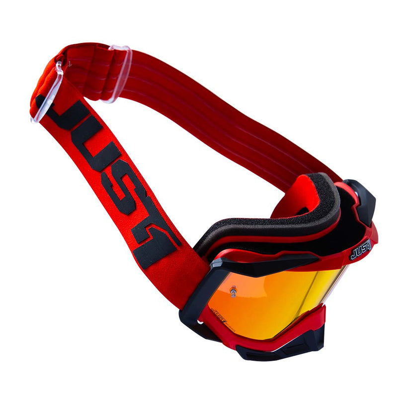 JUST1 Iris 2.0 Moto Goggle Logo Red - Black