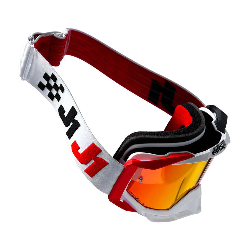 JUST1 Iris 2.0 Moto Goggle Racer Black - Red - White