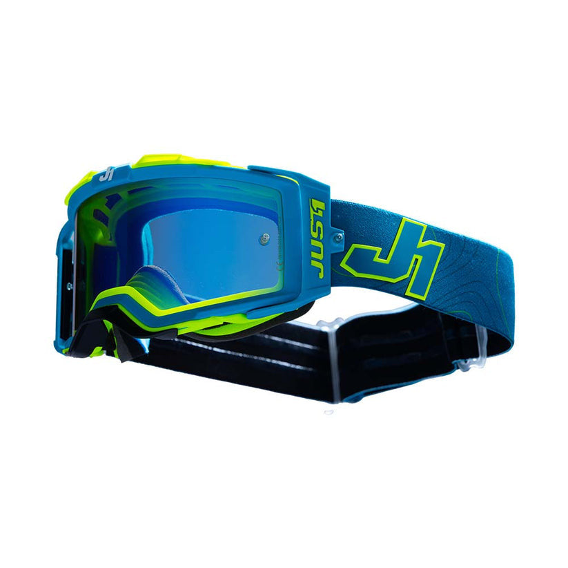 JUST1 Nerve Goggle Frontier Teal-Yellow Fluo