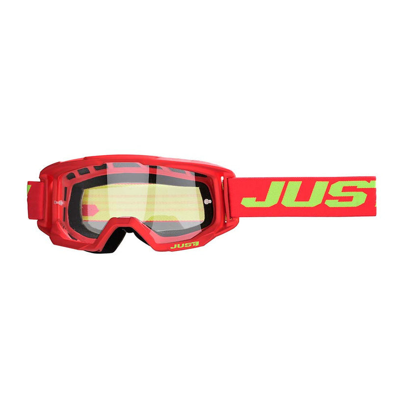 JUST1 Vitro Goggle Flat Red Red Yellow