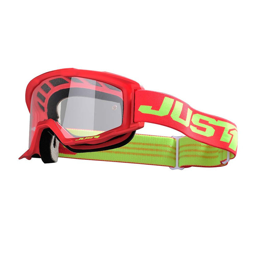 JUST1 Vitro Goggle Flat Red Red Yellow