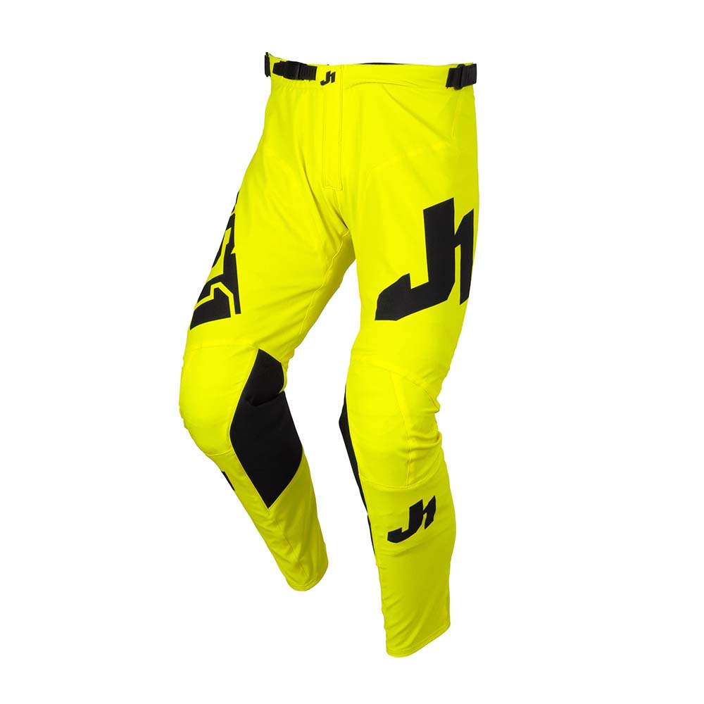 Just1 Youth Essential Fluo Yellow Jersey Pant Combo