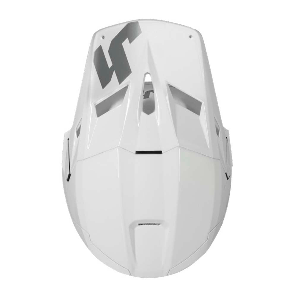 JUST1 J22F Solid Offroad Helmet Gloss White